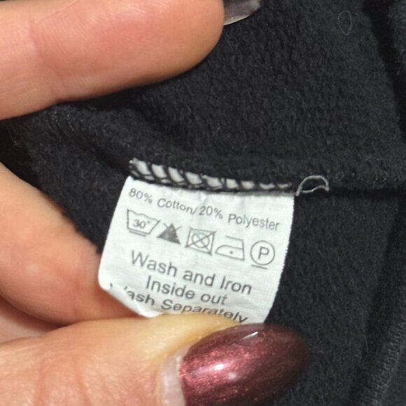 Vintage Hamilton Ti-Cats Sweater Black Crewneck | Chenille Varsity Letters | XL - Picture 8 of 12